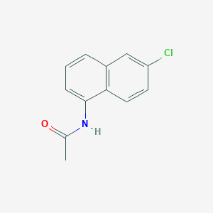 molecular formula C12H10ClNO B8184773 N-(6-Chloro-naphthalen-1-yl)-acetamide 
