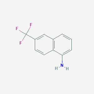 molecular formula C11H8F3N B8184810 1-Amino-6-(trifluoromethyl)naphthalene 