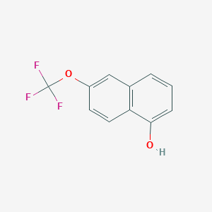 molecular formula C11H7F3O2 B8184818 2-(Trifluoromethoxy)-5-naphthol 