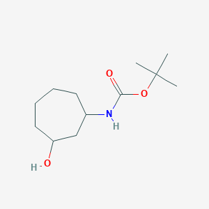 Tert-butyl 3-hydroxycycloheptylcarbamate