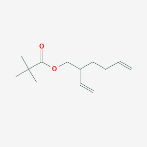 molecular formula C13H22O2 B8184890 2-ethenylhex-5-enyl 2,2-dimethylpropanoate 