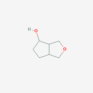 molecular formula C7H12O2 B8184893 Hexahydro-cyclopenta[c]furan-4-ol 