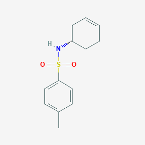 molecular formula C13H17NO2S B8184916 N-[(S)-3-Cyclohexenyl]-p-toluenesulfonamide 