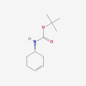 molecular formula C11H19NO2 B8184930 (S)-Cyclohex-3-enyl-carbamic acid tert-butyl ester 