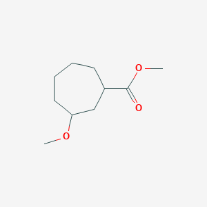 3-Methoxy-cycloheptanecarboxylic acid methyl ester