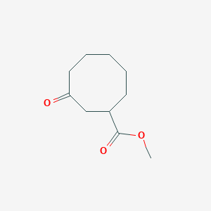 molecular formula C10H16O3 B8184999 3-Oxocyclooctanecarboxylic acid methyl ester 