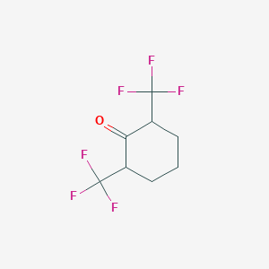 molecular formula C8H8F6O B8185018 2,6-Bis(trifluoromethyl)cyclohexanone 