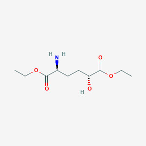 Rel-diethyl (2S,5R)-2-amino-5-hydroxyhexanedioate