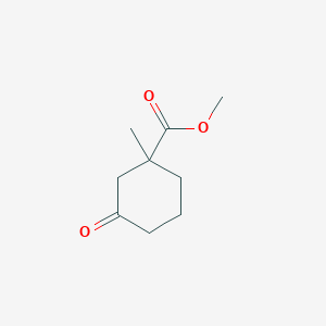 molecular formula C9H14O3 B8185163 Methyl 1-methyl-3-oxocyclohexane-1-carboxylate CAS No. 56294-19-0
