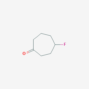 molecular formula C7H11FO B8185170 4-Fluorocycloheptan-1-one 