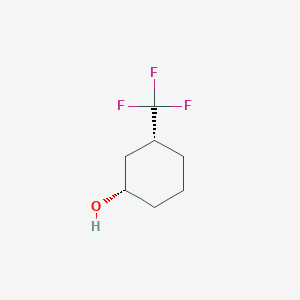molecular formula C7H11F3O B8185253 (1S,3R)-3-Trifluoromethyl-cyclohexanol 