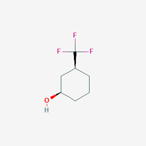 molecular formula C7H11F3O B8185266 顺式-3-(三氟甲基)环己醇 