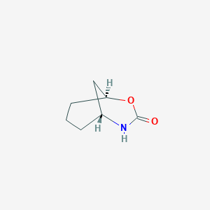 molecular formula C7H11NO2 B8185314 (1S,5R)-2-Oxa-4-aza-bicyclo[3.3.1]nonan-3-one 