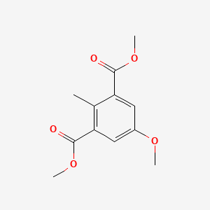 molecular formula C12H14O5 B8185365 5-Methoxy-2-methyl-isophthalic acid dimethyl ester 