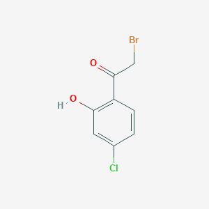 molecular formula C8H6BrClO2 B8185376 2-溴-4'-氯-2'-羟基苯乙酮 