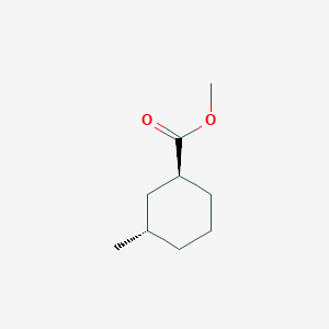 molecular formula C9H16O2 B8185411 trans-3-Methyl-cyclohexanecarboxylic acid methyl ester 