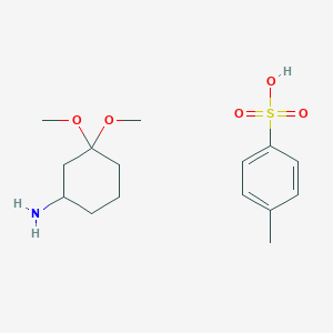 molecular formula C15H25NO5S B8185485 3,3-Dimethoxy-cyclohexylamine tosylate 