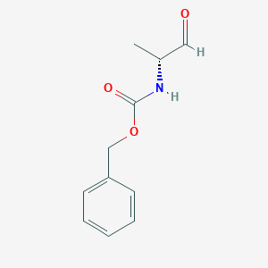 molecular formula C11H13NO3 B8185501 (R)-(1-Methyl-2-oxo-ethyl)-carbamic acid benzyl ester 