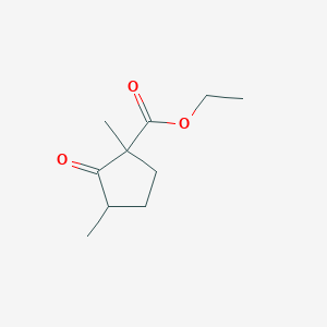 molecular formula C10H16O3 B8185623 Ethyl 1,3-dimethyl-2-oxocyclopentanecarboxylate 