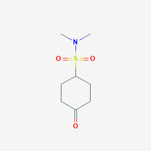molecular formula C8H15NO3S B8185624 4-Oxo-cyclohexanesulfonic acid dimethylamide 