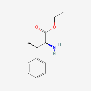 molecular formula C12H17NO2 B8185644 Ethyl (2S,3S)-2-amino-3-phenylbutanoate 
