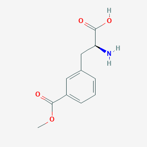 molecular formula C11H13NO4 B8185666 3-methoxycarbonyl-L-phenylalanine 
