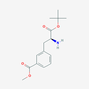 methyl 3-[(2S)-2-amino-3-(tert-butoxy)-3-oxopropyl]benzoate