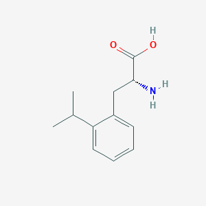 molecular formula C12H17NO2 B8185860 (R)-2-Amino-3-(2-isopropylphenyl)propanoic acid 