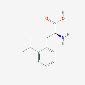 molecular formula C12H17NO2 B8185862 (S)-2-Amino-3-(2-isopropylphenyl)propanoic acid 