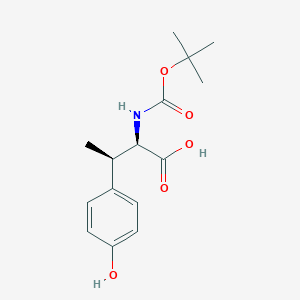 molecular formula C15H21NO5 B8185950 (2R,3R)-2-Boc-amino-3-(4-hydroxy-phenyl)-butyric acid 