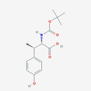 molecular formula C15H21NO5 B8185968 (2S,3S)-2-Boc-amino-3-(4-hydroxy-phenyl)-butyric acid 