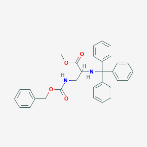 3-Benzyloxycarbonylamino-2-(trityl-amino)-propionic acid methyl ester