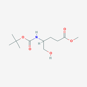 molecular formula C11H21NO5 B8186177 (R)-4-Boc-amino-5-hydroxy-pentanoicacidmethylester 