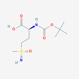molecular formula C10H20N2O5S B8186194 N-Boc-L-Methionine sulfoximine 