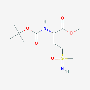 molecular formula C11H22N2O5S B8186202 N-Boc-L-Methionine sulfoximine methyl ester 