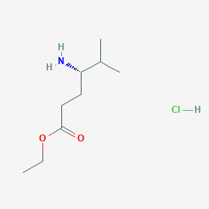(S)-4-Amino-5-methyl-hexanoic acid ethyl ester