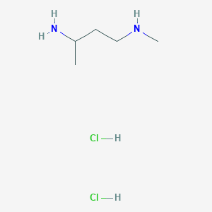 molecular formula C5H16Cl2N2 B8186379 (3-Aminotutyl)(methyl)amine dihydrochloride 