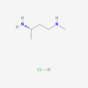 molecular formula C5H15ClN2 B8186384 (S)-N1-Methylbutane-1,3-diamine hydrochloride 