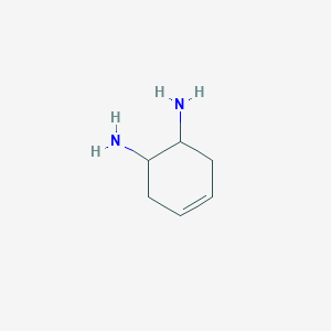 molecular formula C6H12N2 B8186433 环己-4-烯-1,2-二胺 