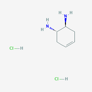 molecular formula C6H14Cl2N2 B8186548 (1S,2S)-4-Cyclohexene-1,2-diamine dihydrochloride 