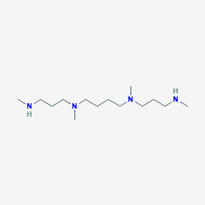 molecular formula C14H34N4 B8186596 N,N'-Dimethyl-N,N'-bis-(3-methylamino-propyl)-butane-1,4-diamine 