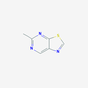 B081866 Thiazolo[5,4-d]pyrimidine, 5-methyl- CAS No. 13554-89-7