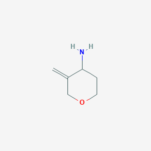 molecular formula C6H11NO B8186664 3-Methylene-tetrahydro-pyran-4-ylamine 