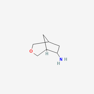 molecular formula C7H13NO B8186676 3-氧杂双环[3.2.1]辛烷-6-胺 