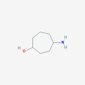 molecular formula C7H15NO B8186725 4-Amino-cycloheptanol 