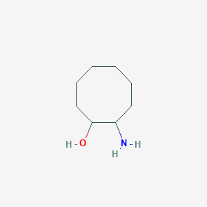 molecular formula C8H17NO B8186732 2-氨基环辛醇 