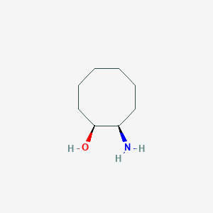 molecular formula C8H17NO B8186733 (1S,2R)-2-Amino-cyclooctanol 