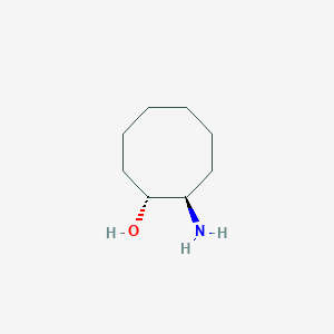 molecular formula C8H17NO B8186741 反式-2-氨基环辛醇 