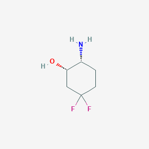 molecular formula C6H11F2NO B8186791 cis-2-Amino-5,5-difluoro-cyclohexanol 