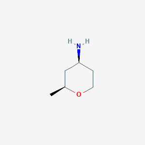 molecular formula C6H13NO B8186803 (2S,4S)-2-Methyl-tetrahydro-pyran-4-ylamine 